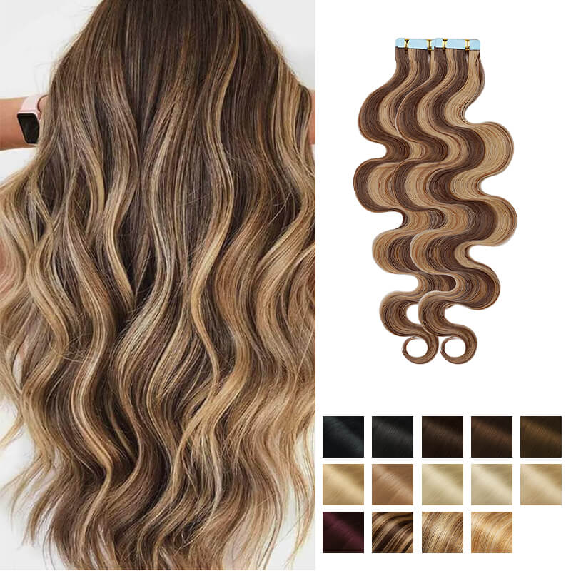 Best Wavy Extensions Tape Wavy Extensions E LITCHI Hair