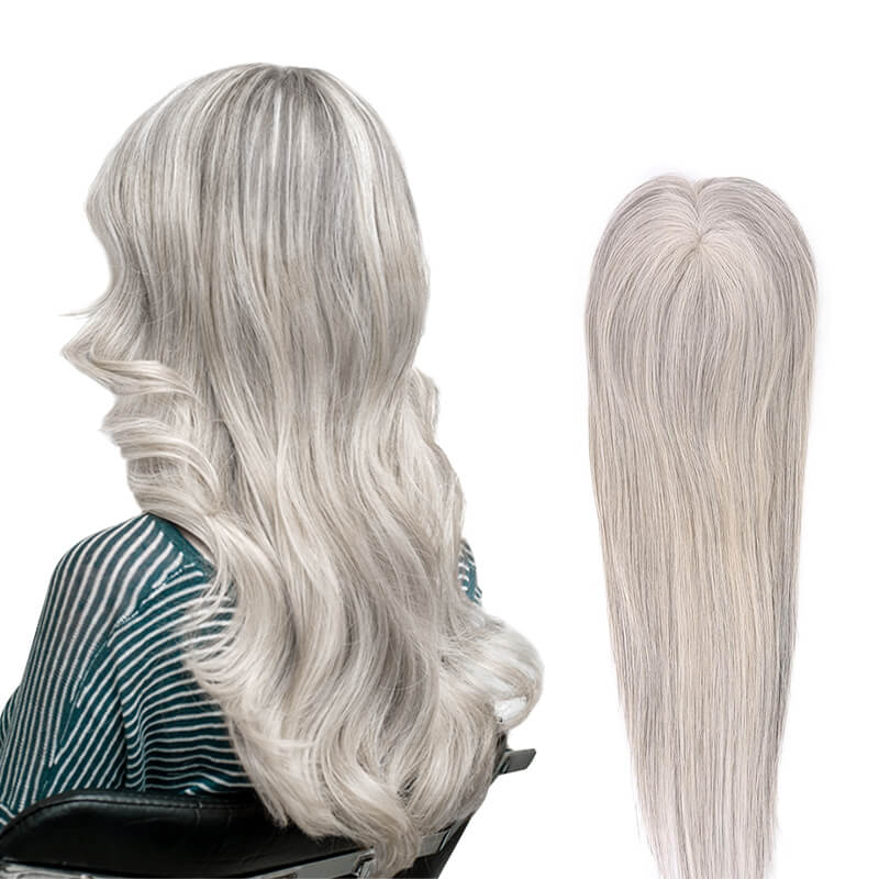 Hairpieces for gray hair best sale