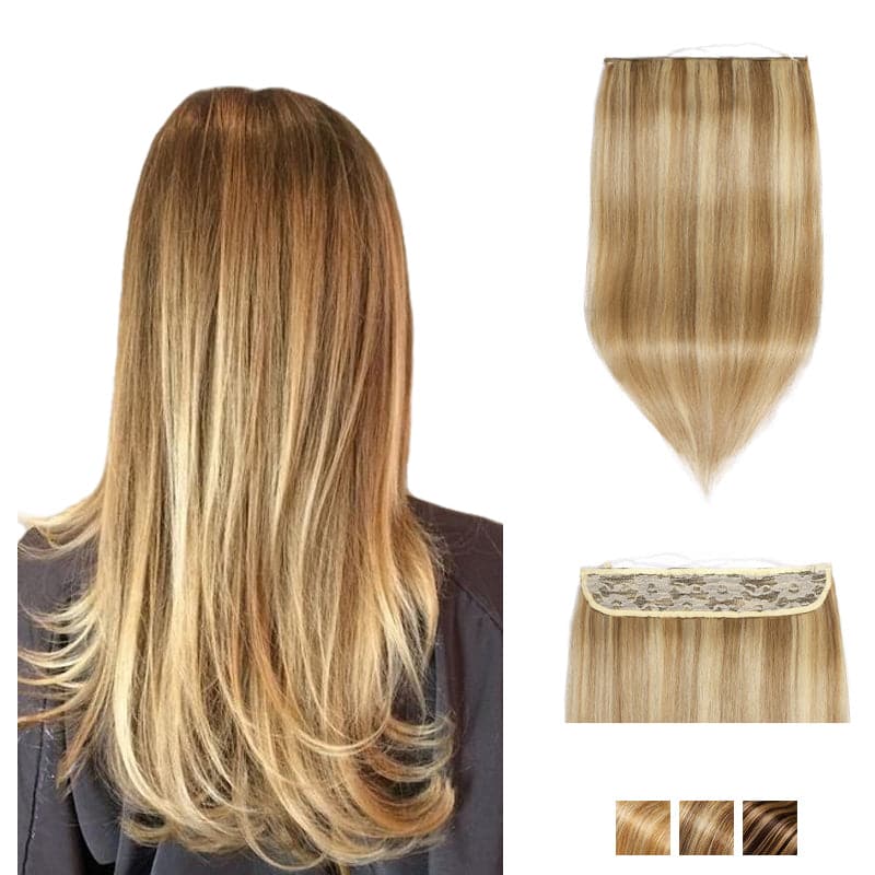 Halo Ombre Blonde Remy Human Hair sale extensions