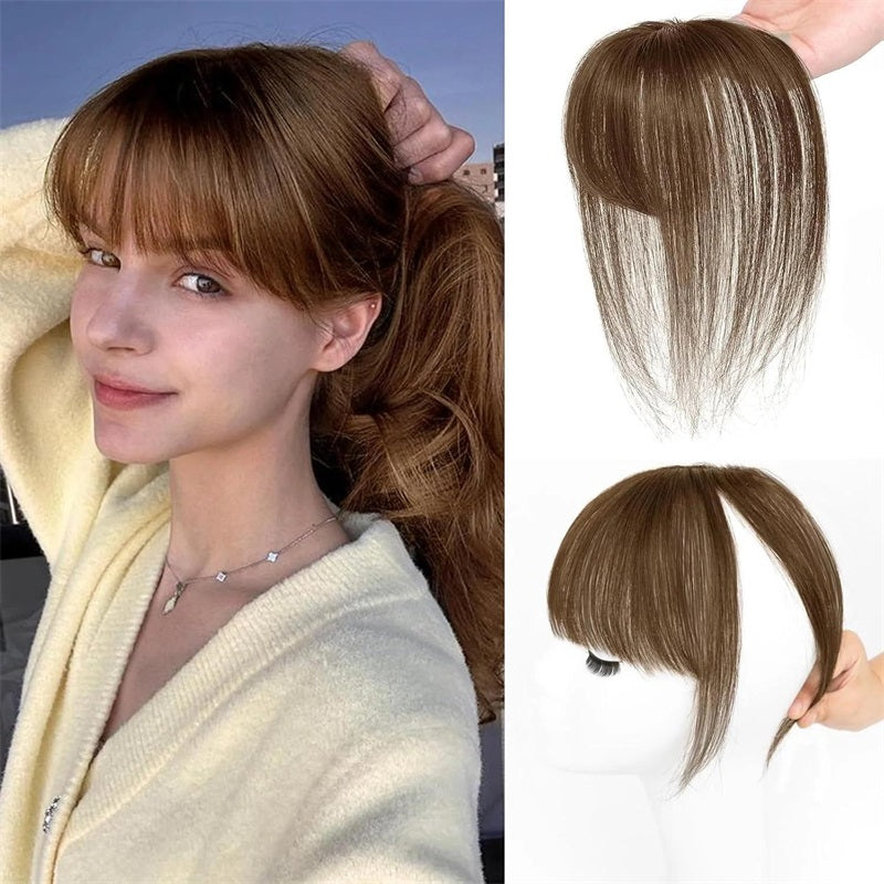 5*7 cm 360° Cover Clip in Real Human Hair Bangs