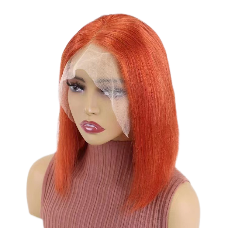 Short hair ginger outlet wig